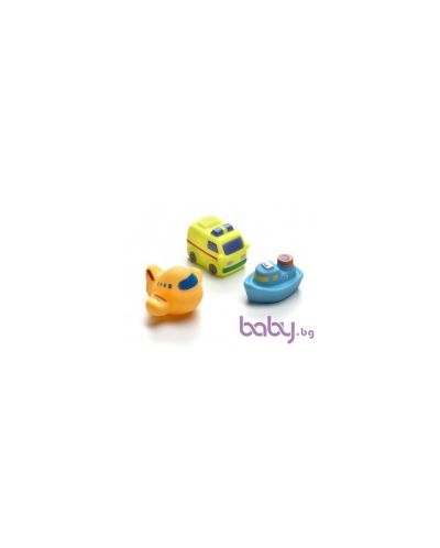 Playgro Гумени играчки за баня 3 бр