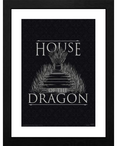 Плакат с рамка GB eye Television: House of the Dragon - Iron Throne - 1
