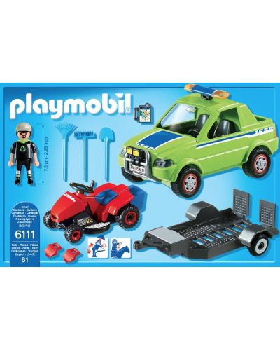 Конструктор Playmobil City Action - Градинар с пикап и градинарски принадлежности - 2
