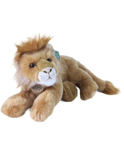 Плюшена играчка Rappa Еко приятели - Лъв, лежащ, 40 cm - 2