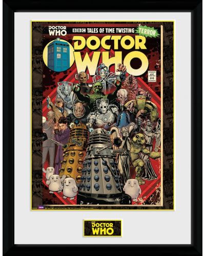 Плакат с рамка GB eye Television: Doctor Who - Villains Comics - 1