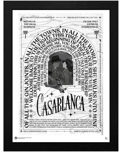 Плакат с рамка GB eye Movies: Casablanca - Casablanca - 1