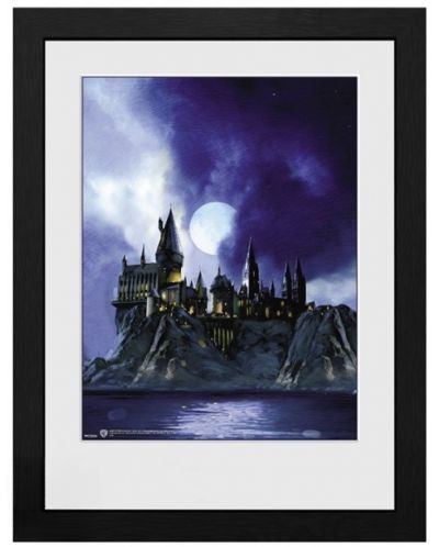 Плакат с рамка GB eye Movies: Harry Potter - Hogwarts Painted - 1