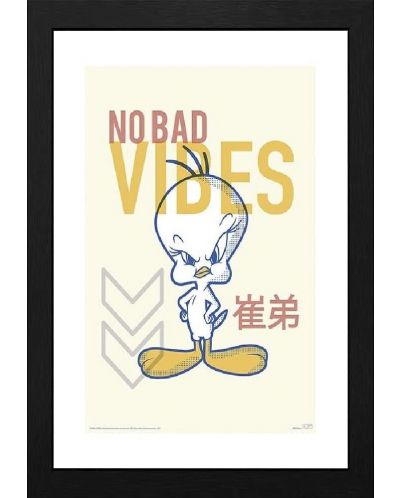 Плакат с рамка GB eye Animation: Looney Tunes - Tweety Vibes - 1