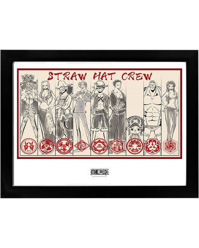 Плакат с рамка GB eye Animation: One Piece - Straw Hat Crew - 1
