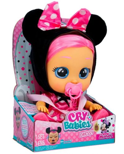 Плачеща кукла със сълзи IMC Toys Cry Babies Dressy - Мини - 9