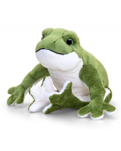 Плюшена играчка Keel Toys - Жаба, 30 cm, със звук