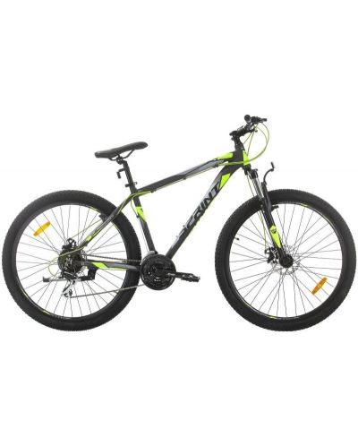 Планински велосипед със скорости SPRINT - Hunter, 29", 480 mm, черен/зелен - 1