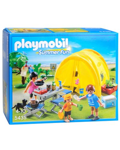 Конструктор Playmobil - Семейно къмпинг пътуване - 1