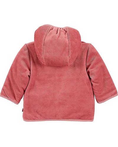 Плюшено бебешко палтенце Sterntaler - С магаренце, 68 cm, 5-6 месеца, розово - 2