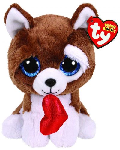Плюшена играчка TY Toys - Влюбено куче Smootches, 15 cm - 1