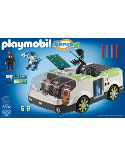 Комплект фигурки Playmobil Super 4 – Техно хамелеона на Джин - 2