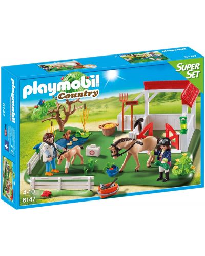 Комплект фигурки Playmobil Country - Конюшня с кончета - 1
