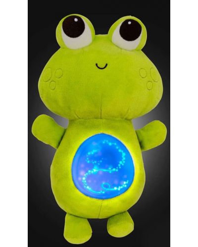 Плюшена играчка Battat - Музикална светеща жабка - 3