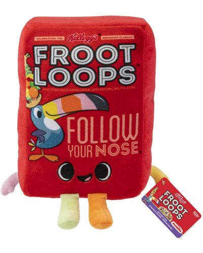 Плюшена фигура Funko Plushies Ad Icons: Kellogs - Froot Loops Cereal - 1
