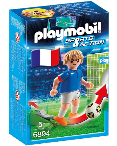 Фигурка Playmobil Sports & Action - Футболист от тима на Франция - 1
