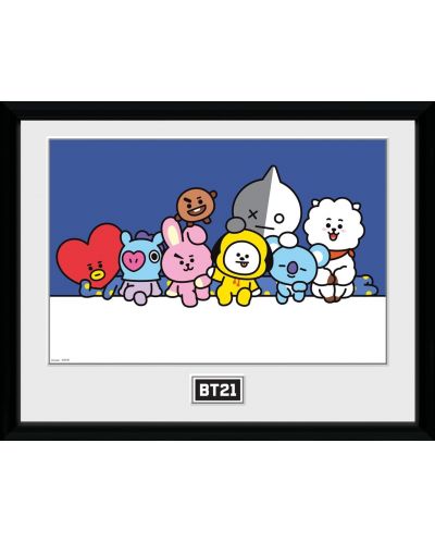 Плакат с рамка GB eye Animation: BT21 - Group - 1