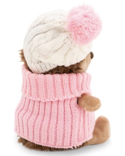 Плюшена играчка Оrange Toys Life - Tаралежчето Флъфи с бяло-розова шапка, 15 cm - 4