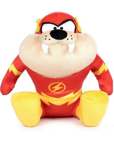 Плюшена фигура Play by Play Animation: Looney Tunes - Taz as The Flash, 20 cm - 1