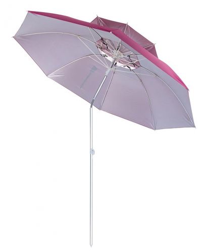 Плажен чадър Muhler - YL1039, 1.8 х 2 m, розов - 3