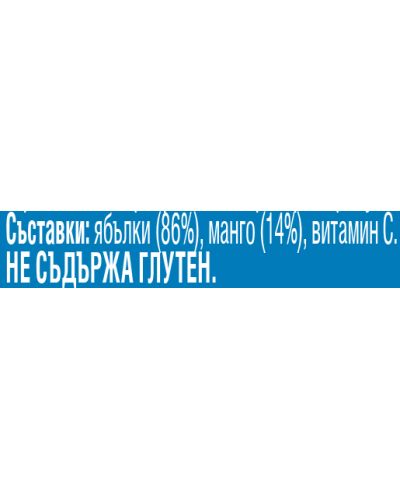Плодово пюре Nestle Gerber - Пауч с манго и ябълка, 6m+, 80 g | Добра ...