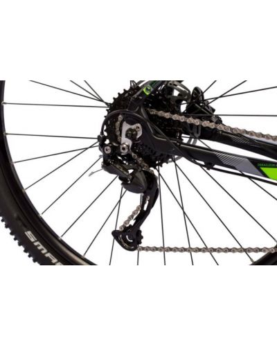 Планински велосипед със скорости SPRINT - Apolon MTB, 27.5", 480 mm, черно/сиво/зелено - 4