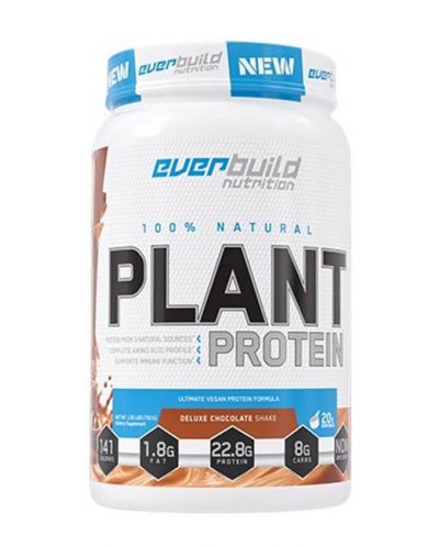 Plant Protein, мока капучино шейк, 750 g, Everbuild - 1