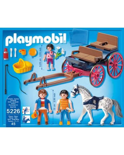 Комплект фигурки Playmobil Country - Каручка с кон - 5