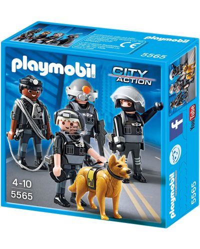 Комплект фигурки Playmobil City Action - Специален полицейски отряд
