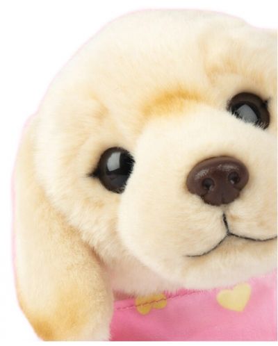 Плюшена играчка Studio Pets - Куче Лабрадор с кърпа, Щастливко, 23 cm - 2