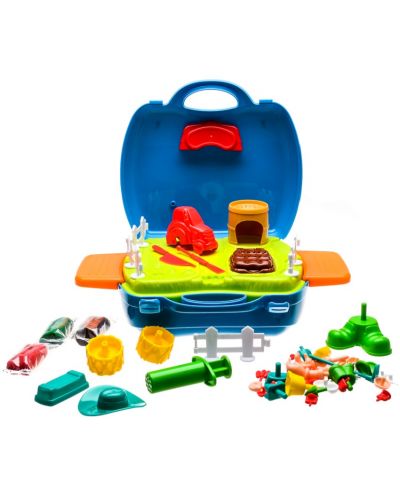 Куфар с пластилин PlayGo Dough & Carry – Малкият фермер - 2