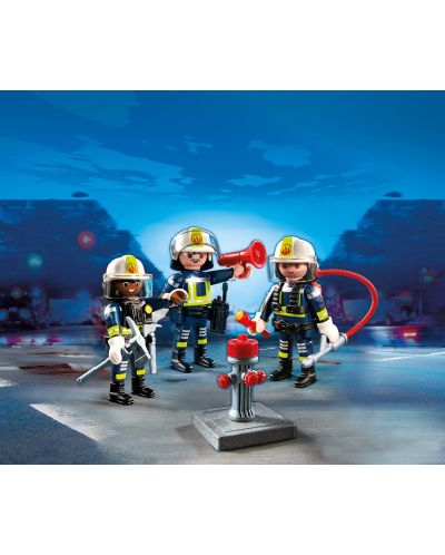 Комплект фигурки Playmobil - Противопожарен екип - 3