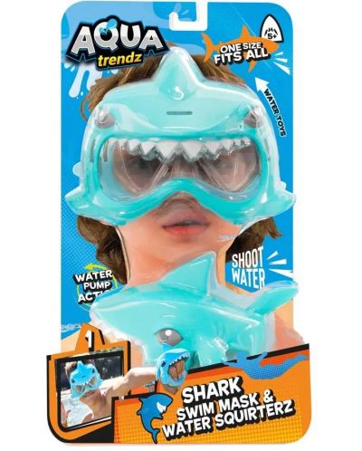 Плувна маска Eolo Toys - С водно оръжие акула - 1