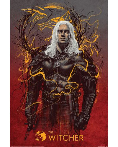 Плакат Pyramid Games: The Witcher - Geralt The Wolf - 1