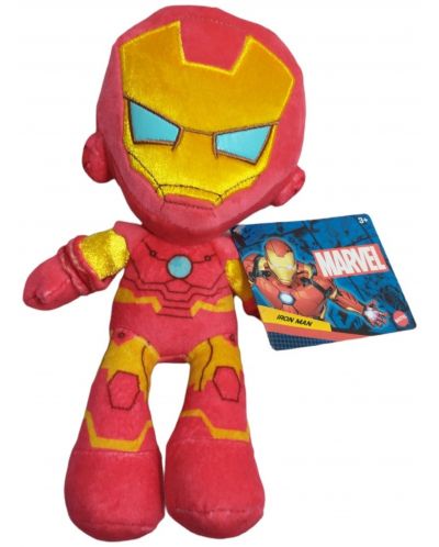 Плюшена фигура Mattel Marvel: Iron Man - Iron Man, 20 cm - 3