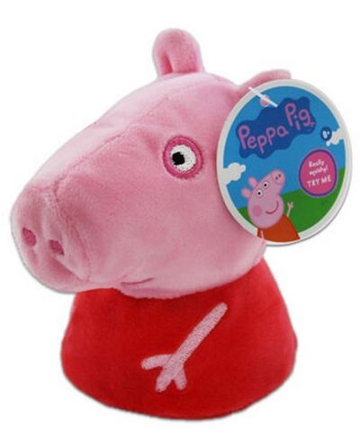 Плюшена играчка Peppa Pig - Прасенцето Пепа, 11 cm - 1