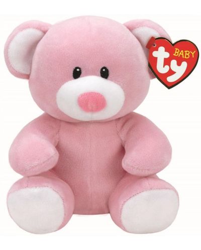 Плюшена играчка TY Toys - Розово мече Princess, 15 cm - 1