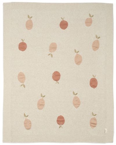 Плетено одеяло Mamas & Papas - Fruit, 70 х 90 cm - 1