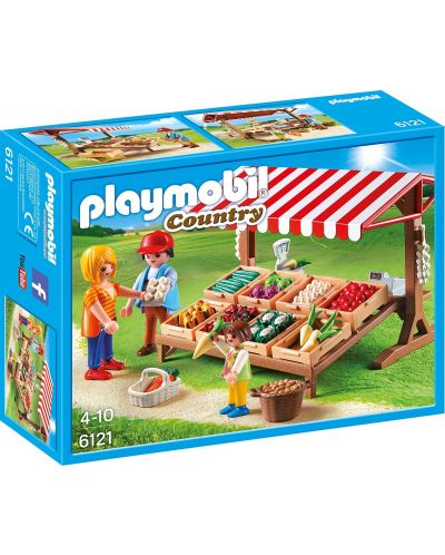 Комплект фигурки  Playmobil Country - Фермерски пазар - 1