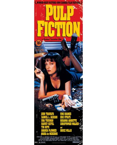 Плакат за врата Pyramid - Pulp Fiction (Cover) - 1