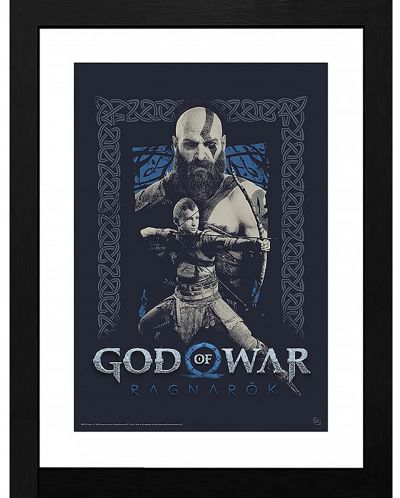 Плакат с рамка GB eye Games: God of War - Kratos and Atreus - 1