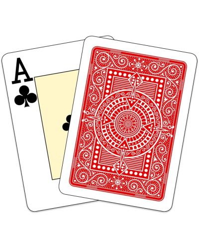Пластични покер карти Texas Poker - червен гръб - 3