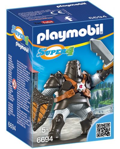 Фигурка Playmobil Super 4 - Черен колос
