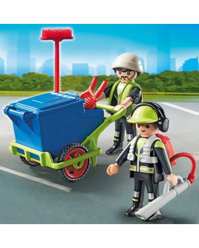 Комплект фигурки Playmobil City Action - Чистачи - 2