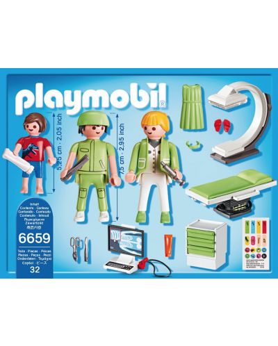 Комплект фигурки Playmobil - Стая за рентген - 4