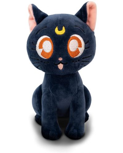 Плюшена фигура ABYstyle Animation: Sailor Moon - Luna, 15 cm - 1