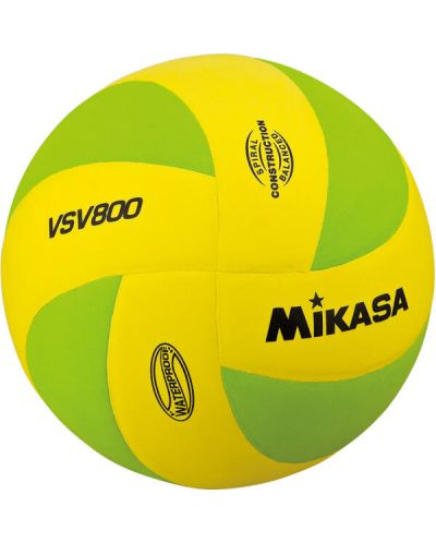 Плажна волейболна топка Mikasa - VSV800YG, 260-280 g, размер 5 - 1