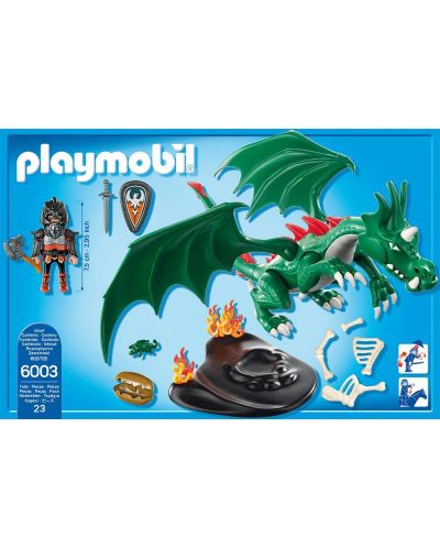 Комплект фигурки Playmobil Knights - Величествен дракон - 4