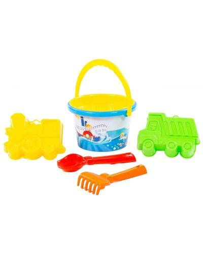 Плажен комплект Polesie Toys - 6 части - 2