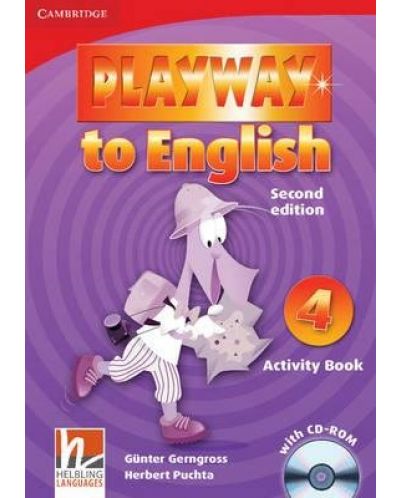 Playway to English 4: Английски език (учебна тетрадка + CD-ROM) - 1